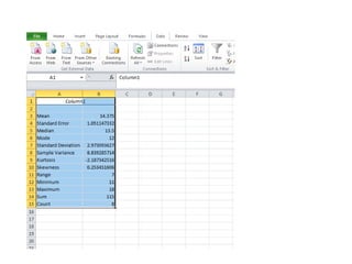 PG STAT 531 Lecture 2 Descriptive statistics