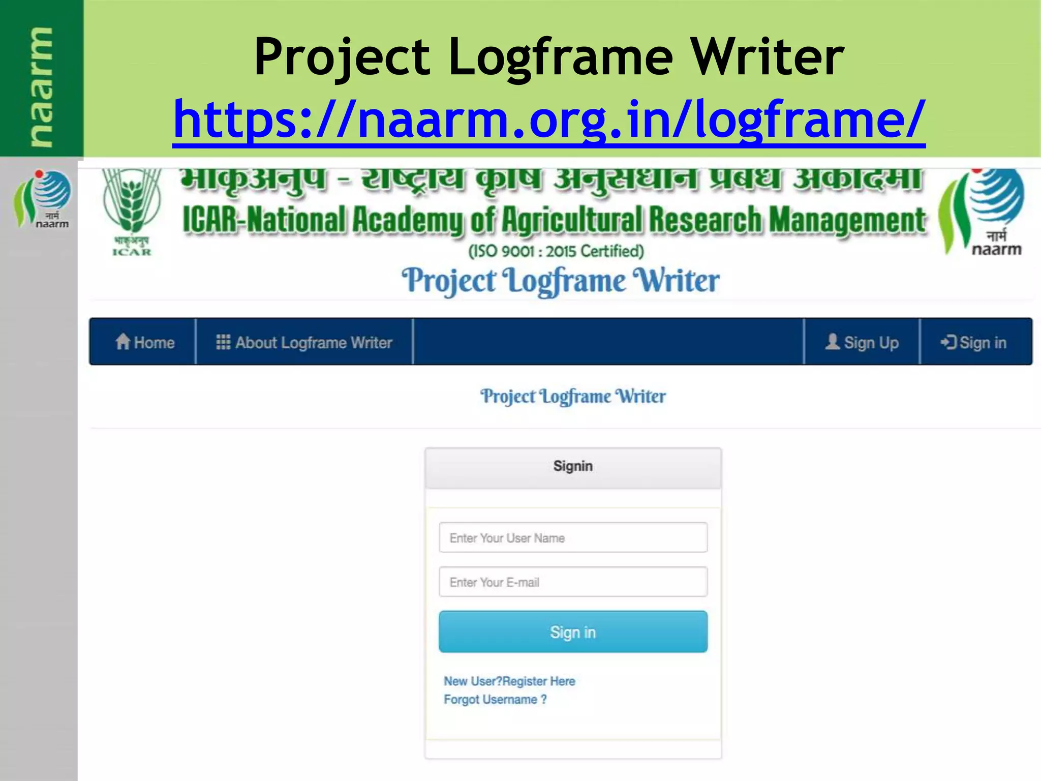 Project Logframe Writer
https://naarm.org.in/logframe/
 