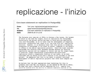 2016-02-27,PostgreSQLOpenDay,Rimini
replicazione - l'inizio
 