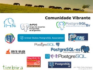 Comunidade Vibrante




           por Fábio Telles Rodriguez
                 23 de agosto de 2012
 