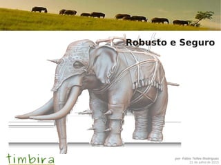 por Fábio Telles Rodriguez
21 de julho de 2015
Robusto e Seguro
 