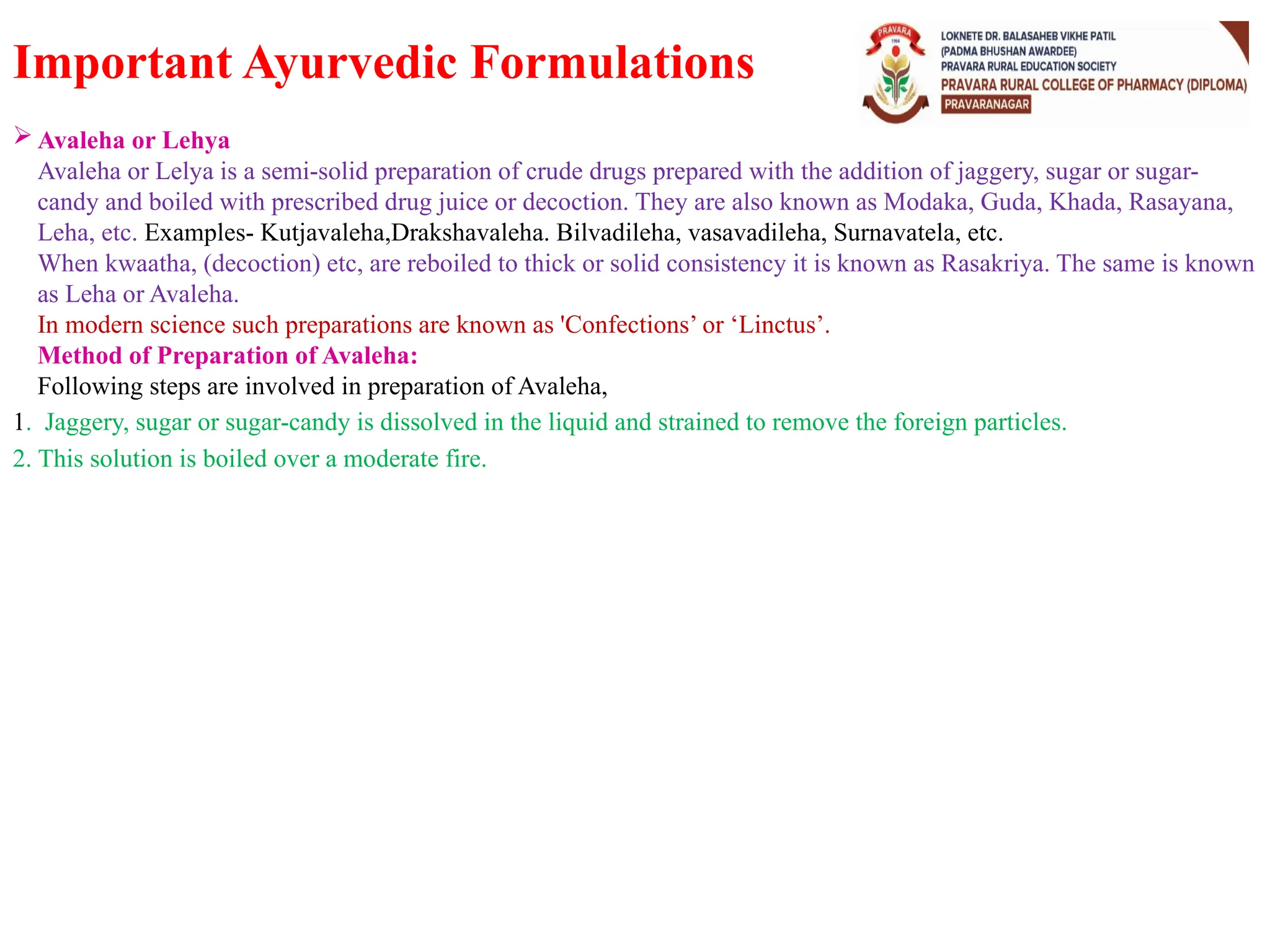 Traditionally system of medicine ( Principal and method of preparation ...