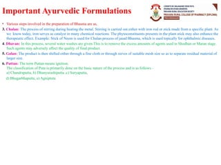 Traditionally system of medicine ( Principal and method of preparation ...