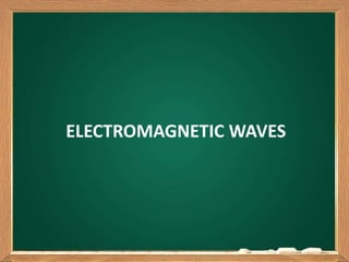 ELECTROMAGNETIC WAVES
 