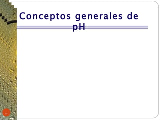 Conceptos generales de pH 