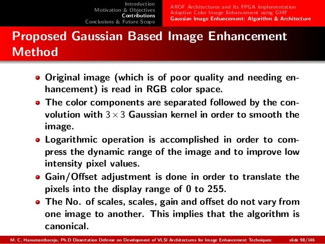phd thesis on image enhancement