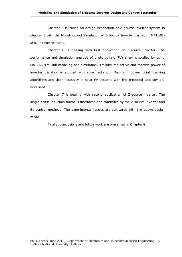 Solar inverter thesis