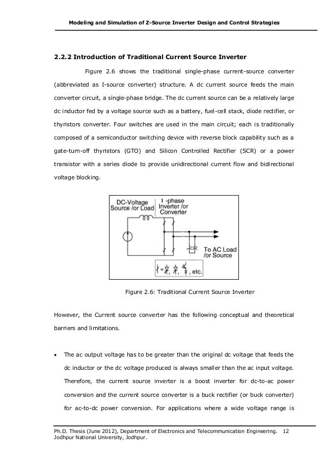 Solar inverter thesis