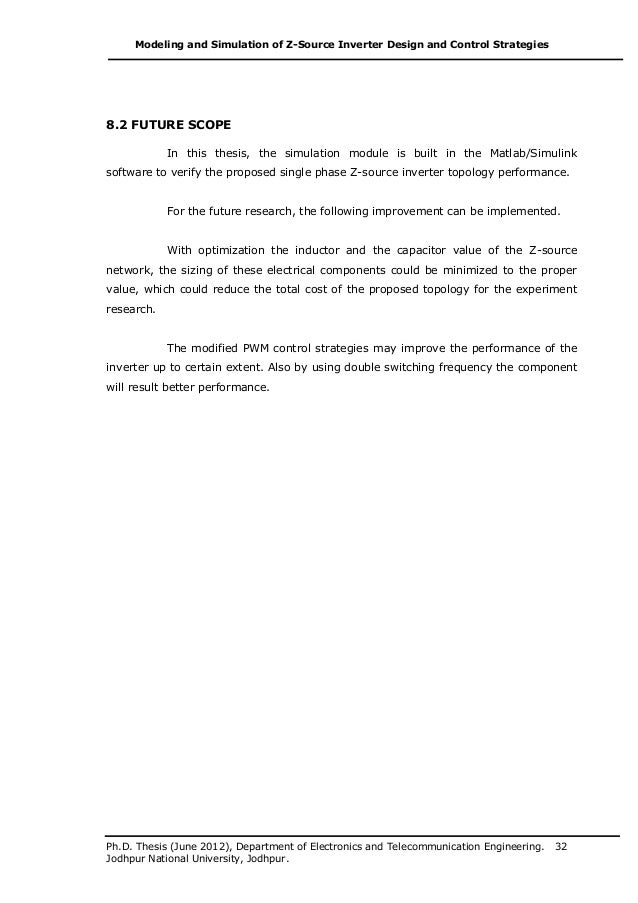 Phd thesis simulation