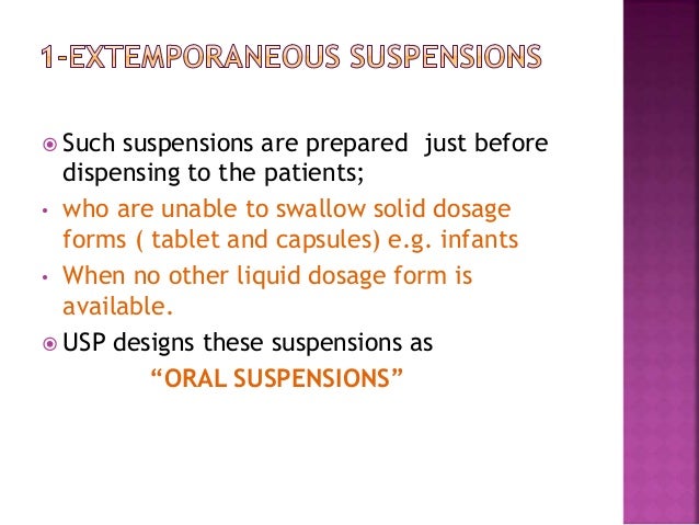 Pharmaceutical Suspensions A Brief Review