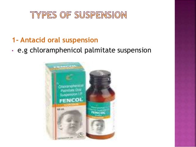 Chloramphenicol Palmitate Oral Suspension Dosage