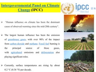 Effect of Global Warming on Soil Organic Carbon | PPTX