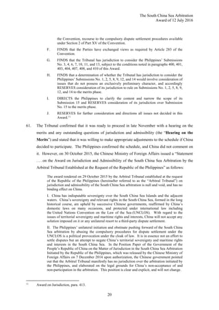 PCA Case No 2013-19 AWARD: In the Matter of the South China Sea ...