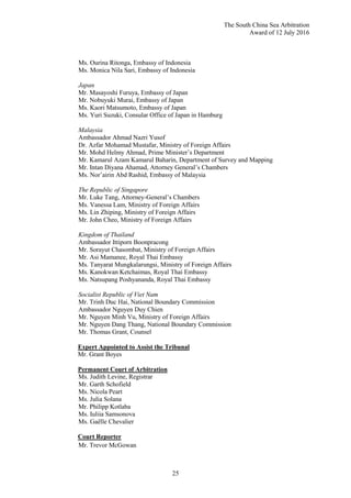 PCA Case No 2013-19 AWARD: In the Matter of the South China Sea ...