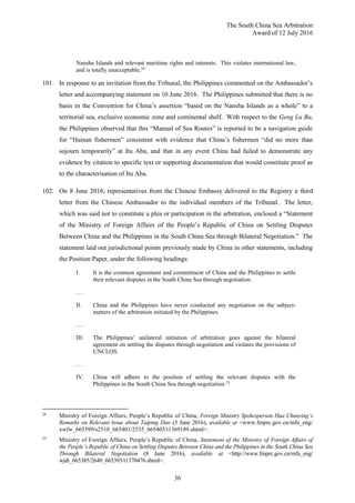 PCA Case No 2013-19 AWARD: In the Matter of the South China Sea ...
