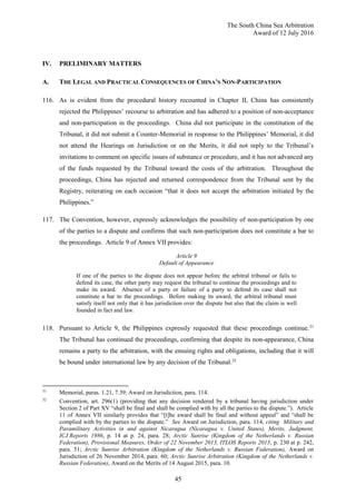PCA Case No 2013-19 AWARD: In the Matter of the South China Sea ...