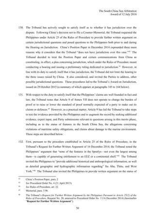 PCA Case No 2013-19 AWARD: In the Matter of the South China Sea ...