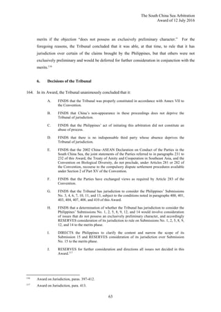 PCA Case No 2013-19 AWARD: In the Matter of the South China Sea ...