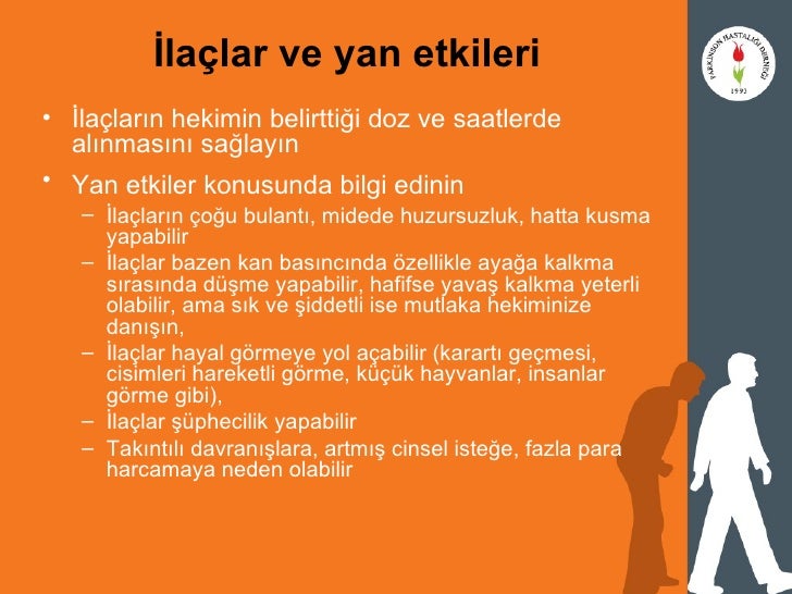 Parkinson Hastaligi Tedavisinde Kullanilan Ilaclar Ppt Video Online Indir