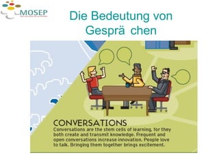 Die Bedeutung von Gesprächen 