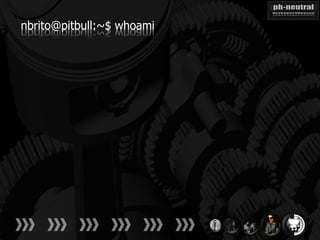 nbrito@pitbull:~$ whoami
 