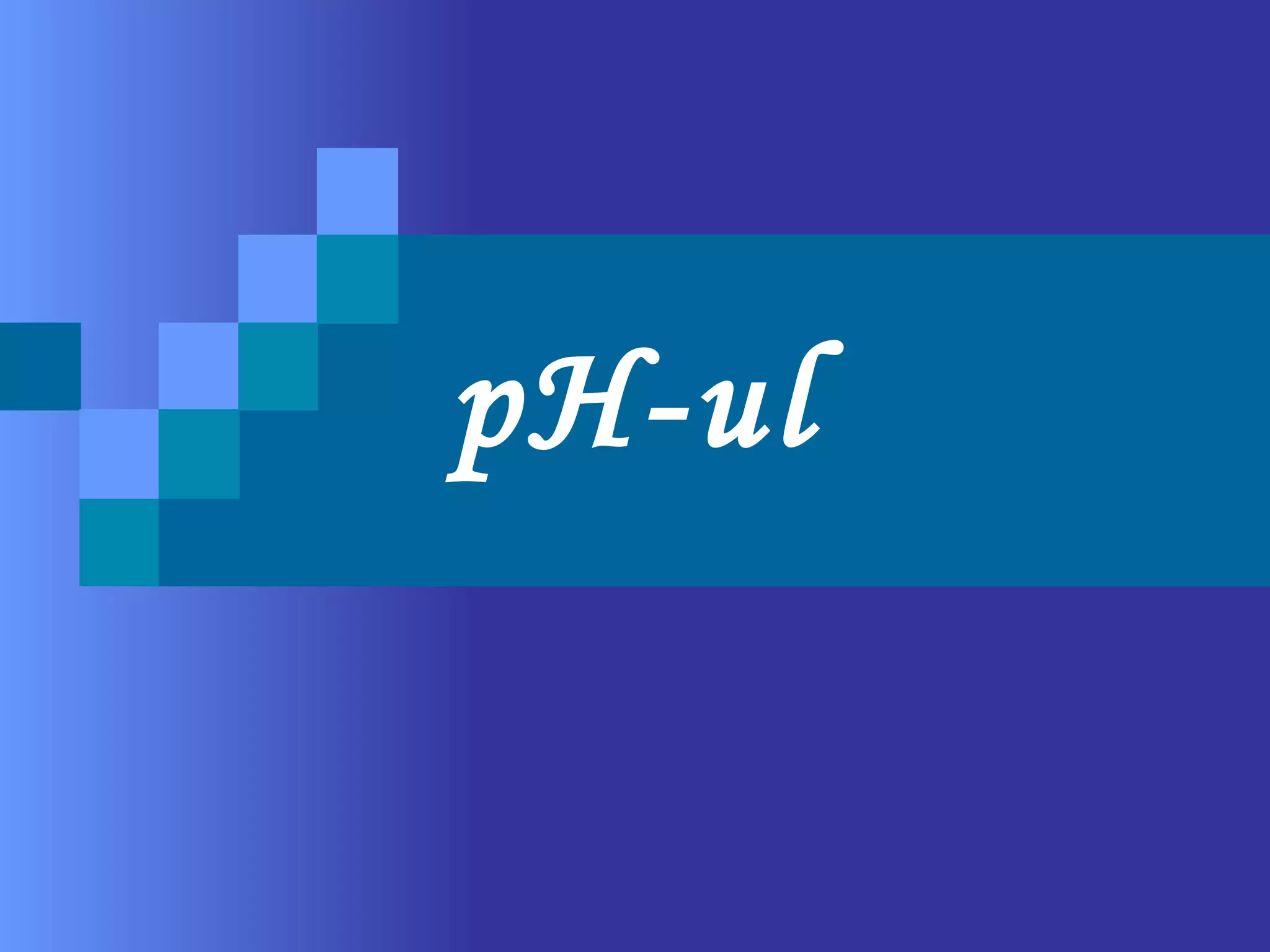 pH-ul 