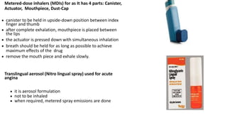 Nitro Inhaler PH 1.3 Drug Formulations & Drug Delivery Systems (1).pptx