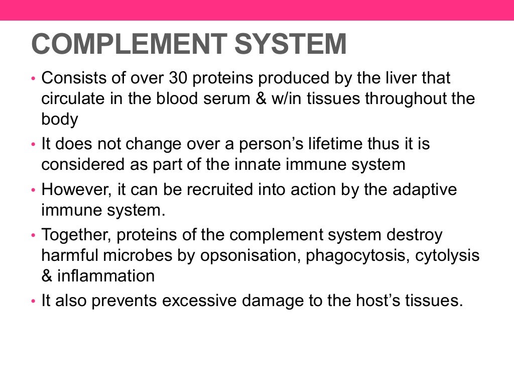 32 Proteins of the Complement System