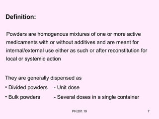 Unit 201 Powder Pharmaceutical 1st year human anatomy and physiology | PPT