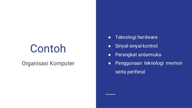 Perbedaan arsitektur komputer dan organisasi komputer