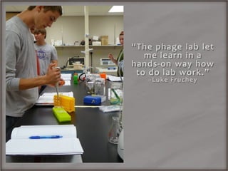 HHMI PHAGES lab at OBU