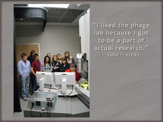 HHMI PHAGES lab at OBU