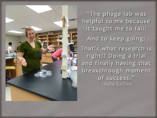 HHMI PHAGES lab at OBU