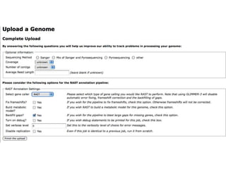 phiRAST Tutorial - The 19th Evergreen Phage Meeting 2011