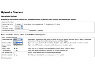phiRAST Tutorial - The 19th Evergreen Phage Meeting 2011