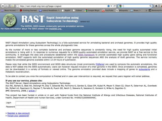 phiRAST Tutorial - The 19th Evergreen Phage Meeting 2011