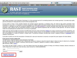 phiRAST Tutorial - The 19th Evergreen Phage Meeting 2011