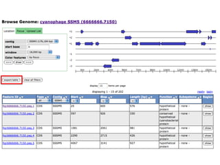 phiRAST Tutorial - The 19th Evergreen Phage Meeting 2011