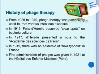 Phage therapy | PPTX