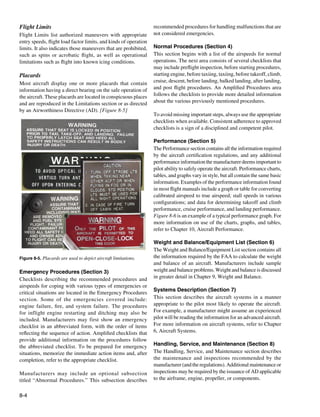 Flight Manuals and other documents - Chapter 08 | PDF