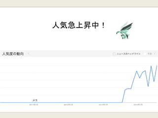 人気急上昇中！
 