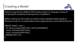 Php Conference Brazil - Phalcon Giant Killer | PDF