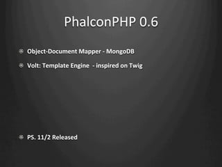 Phalcon the fastest php framework 阿土伯 | PDF