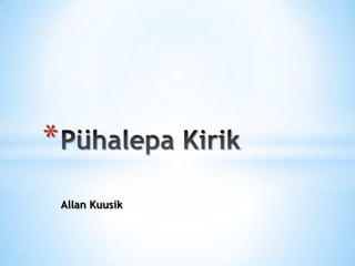*
    Allan Kuusik
 