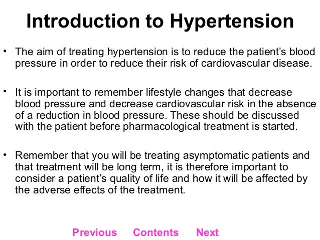 introduction essay on hypertension