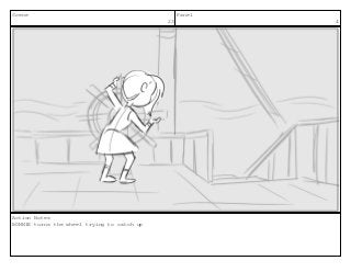 Scene
23
Panel
4
Action Notes
BONNIE turns the wheel trying to catch up
 