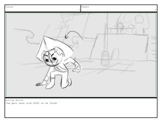 Scene
6
Panel
5
Action Notes
Cam pans down with ROBI as he lands
 