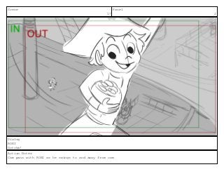Scene
17
Panel
2
Dialog
ROBI
Gotcha!
Action Notes
Cam pans with ROBI as he swings to and away from cam
 