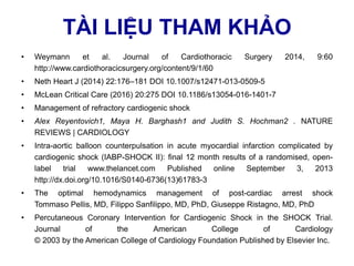 TÀI LIỆU THAM KHẢO
• Weymann et al. Journal of Cardiothoracic Surgery 2014, 9:60
http://www.cardiothoracicsurgery.org/cont...
