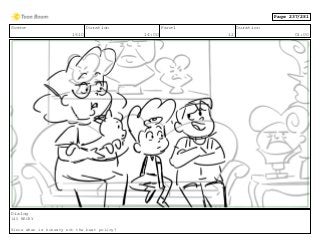 Scene
1610
Duration
14:00
Panel
12
Duration
01:00
Dialog
145 BECKY
Since when is honesty not the best policy?
Page 237/281
 